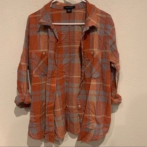 Sanctuary Plaid Button Up Shirt XL